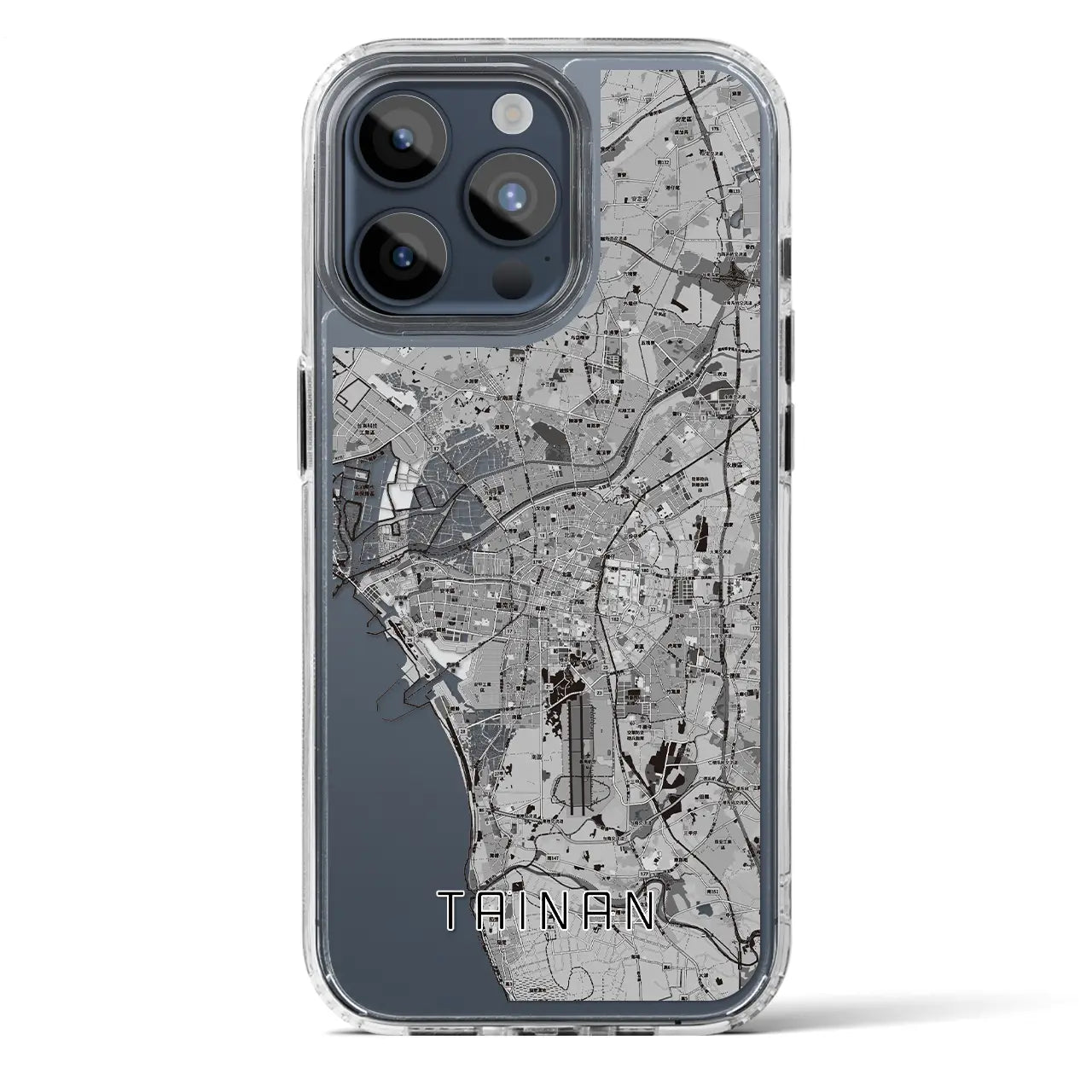 【台南（台湾）】地図柄iPhoneケース（MagSafeタイプ）
