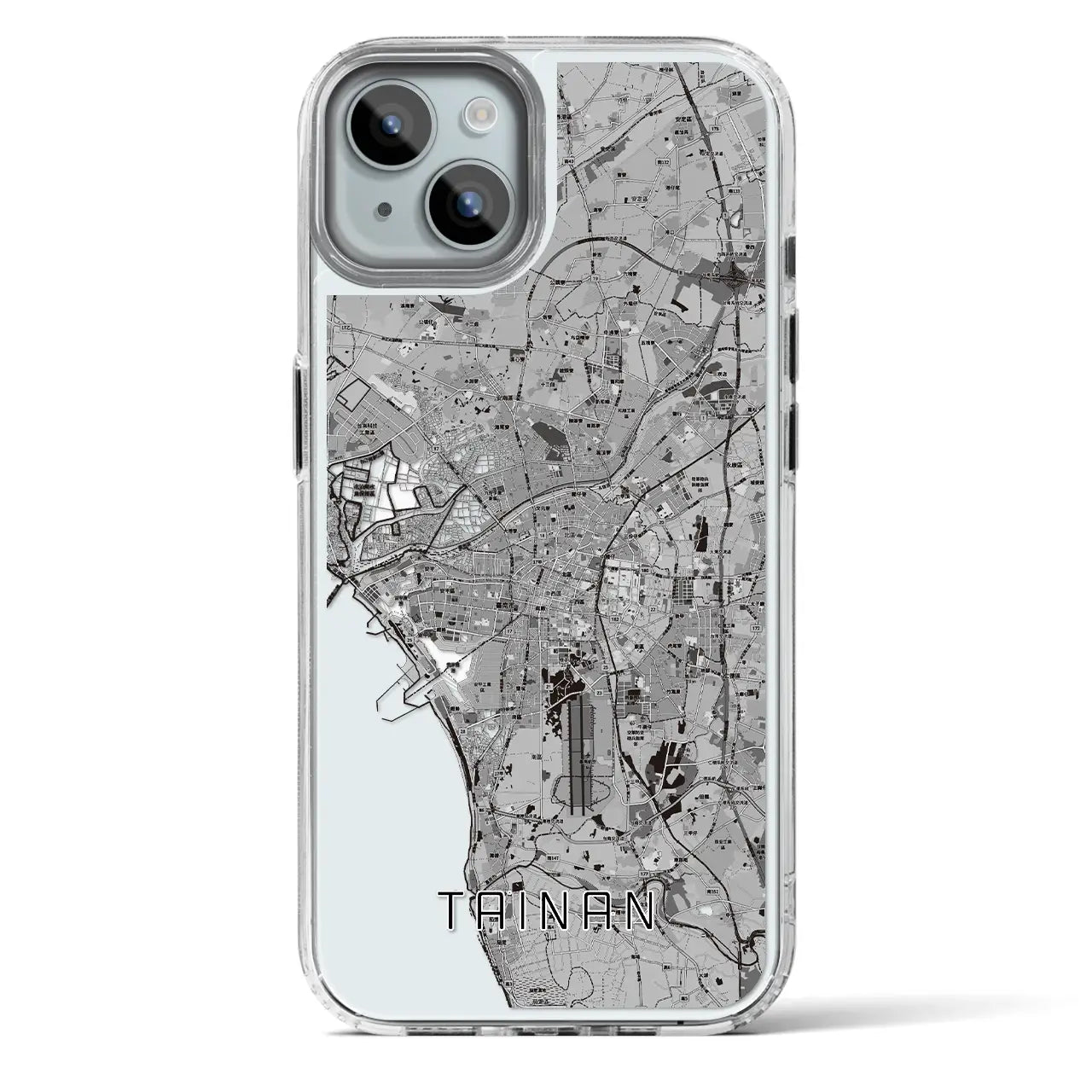 【台南（台湾）】地図柄iPhoneケース（MagSafeタイプ）