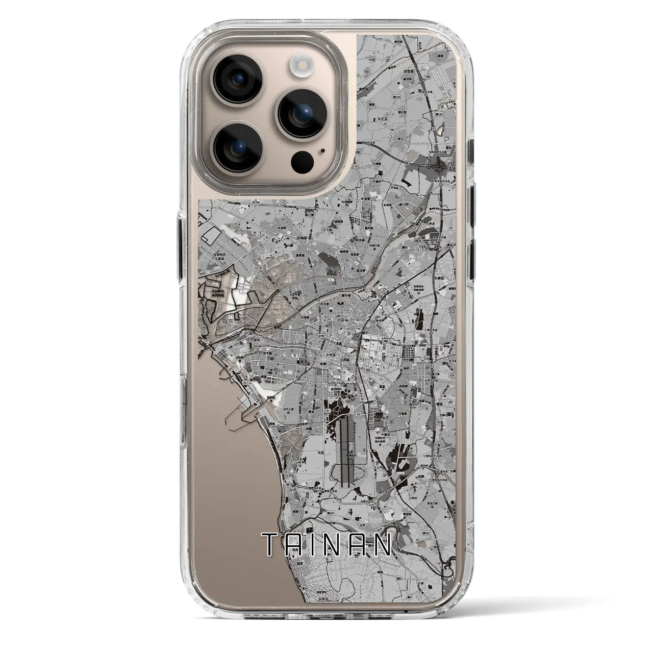 【台南（台湾）】地図柄iPhoneケース（MagSafeタイプ）