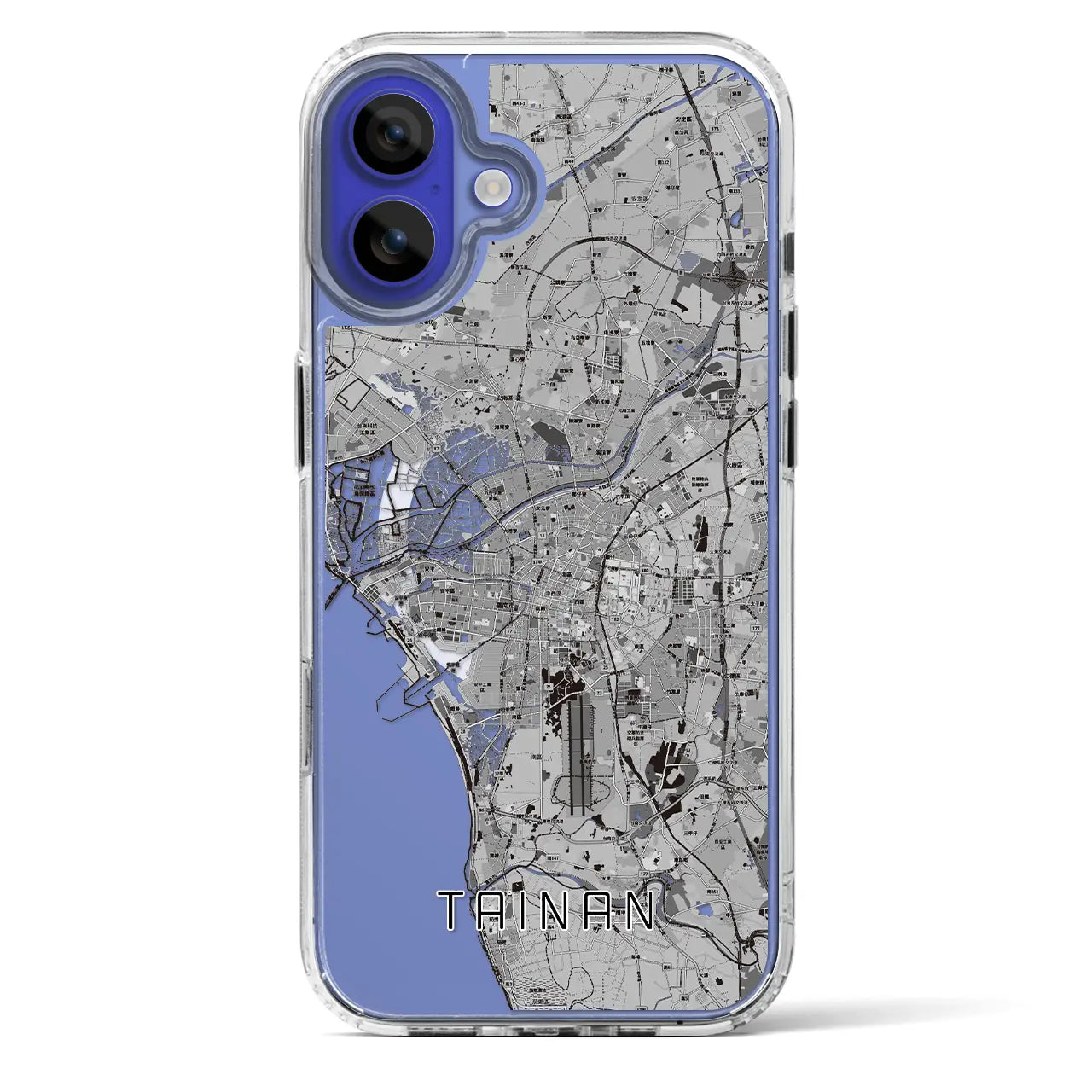 【台南（台湾）】地図柄iPhoneケース（MagSafeタイプ）