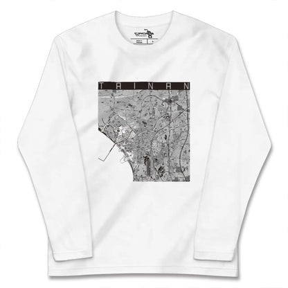 【台南（台湾）】地図柄ロングスリーブTシャツ