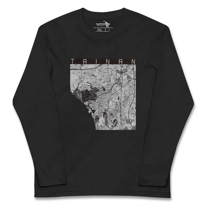 【台南（台湾）】地図柄ロングスリーブTシャツ
