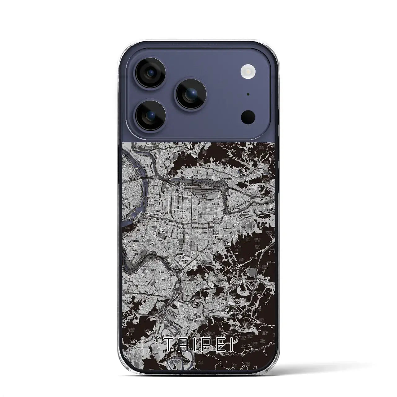【台北（台湾）】地図柄iPhoneケース（クリアタイプ）