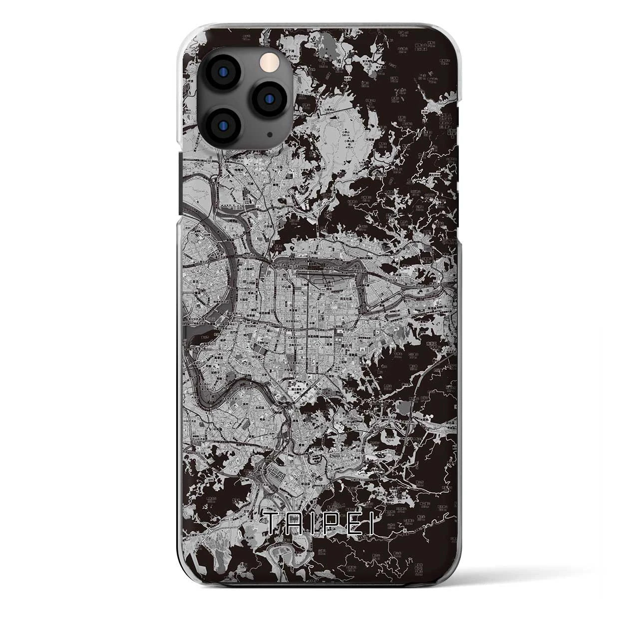 【台北（台湾）】地図柄iPhoneケース（クリアタイプ）