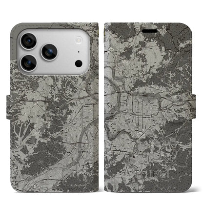 【台北（台湾）】地図柄iPhoneケース（手帳タイプ）