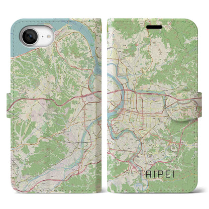 【台北（台湾）】地図柄iPhoneケース（手帳タイプ）