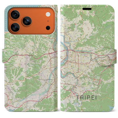 【台北（台湾）】地図柄iPhoneケース（手帳タイプ）