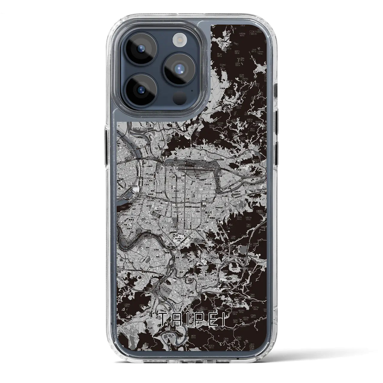 【台北（台湾）】地図柄iPhoneケース（MagSafeタイプ）
