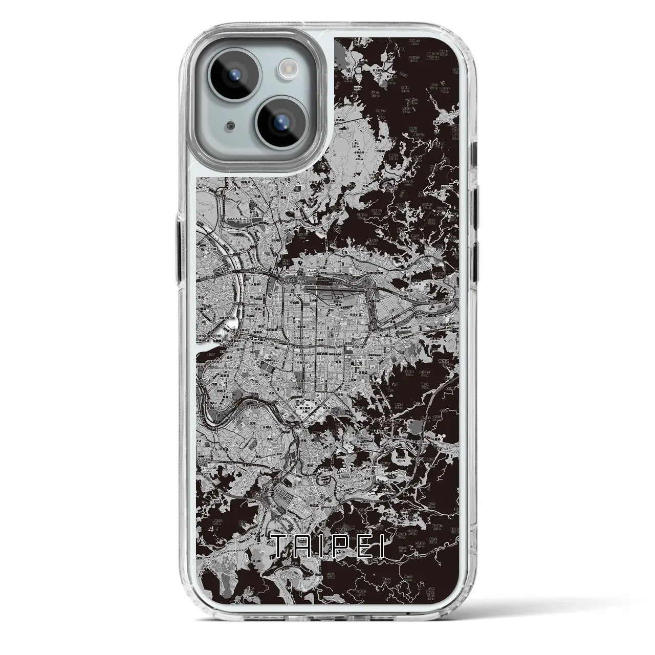 【台北（台湾）】地図柄iPhoneケース（MagSafeタイプ）
