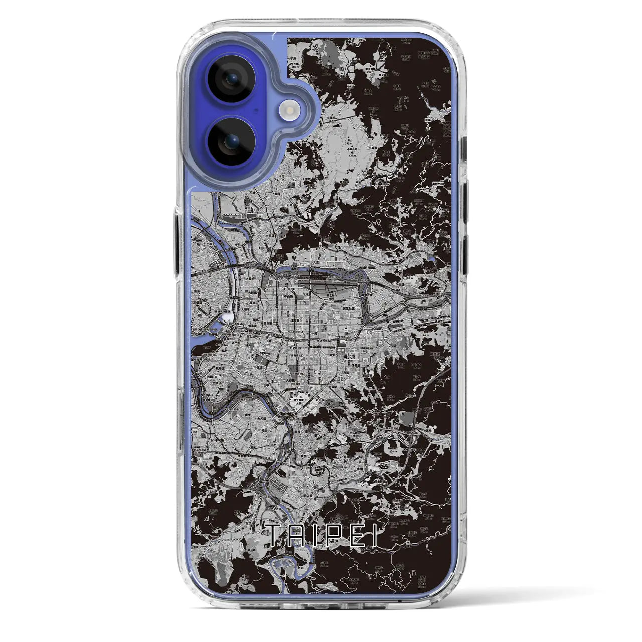 【台北（台湾）】地図柄iPhoneケース（MagSafeタイプ）