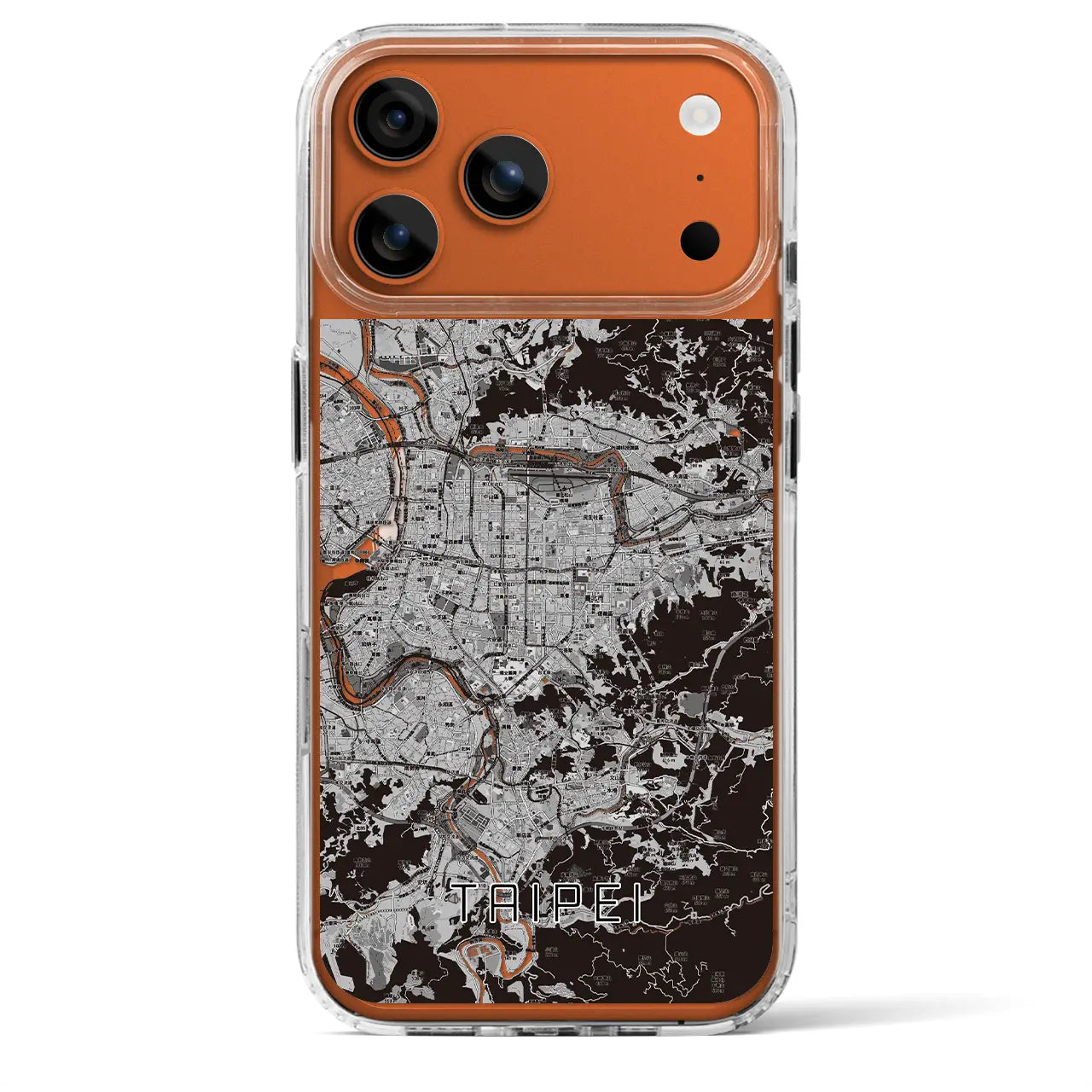 【台北（台湾）】地図柄iPhoneケース（MagSafeタイプ）