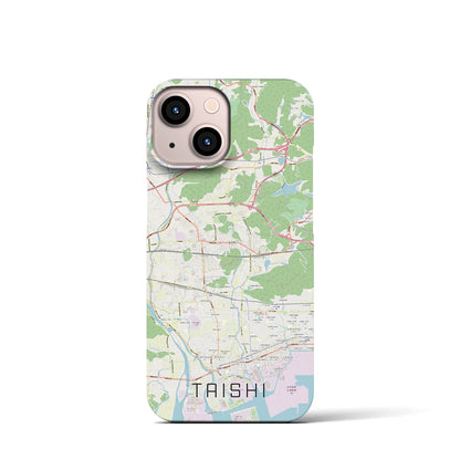 【太子（兵庫県）】地図柄iPhoneケース（バックカバータイプ）