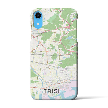 【太子（兵庫県）】地図柄iPhoneケース（バックカバータイプ）