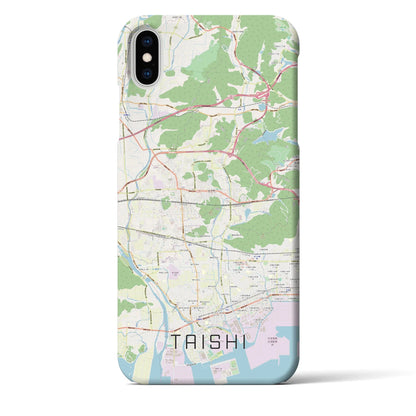 【太子（兵庫県）】地図柄iPhoneケース（バックカバータイプ）