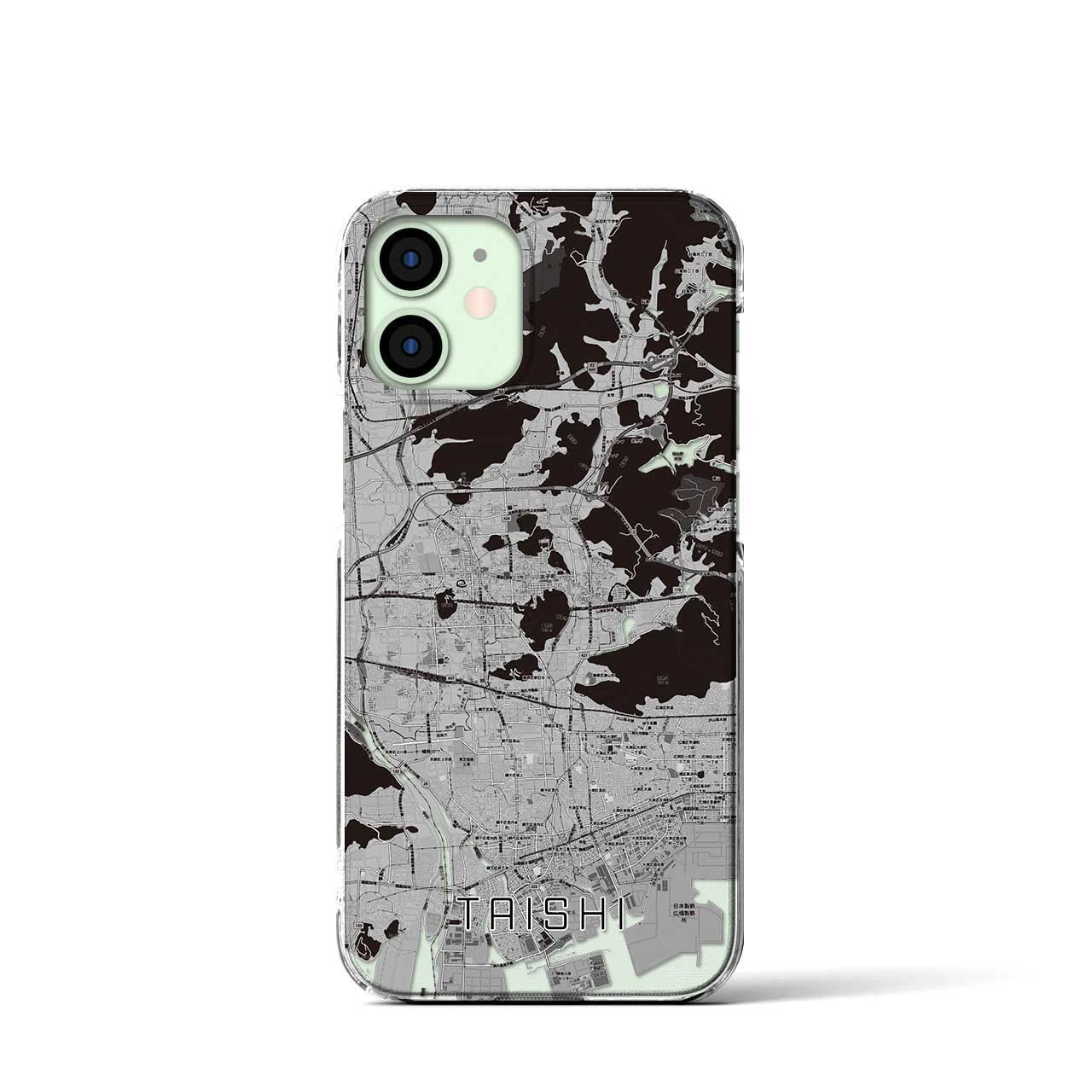 【太子（兵庫県）】地図柄iPhoneケース（クリアタイプ）