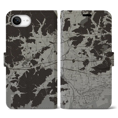 【太子（兵庫県）】地図柄iPhoneケース（手帳タイプ）