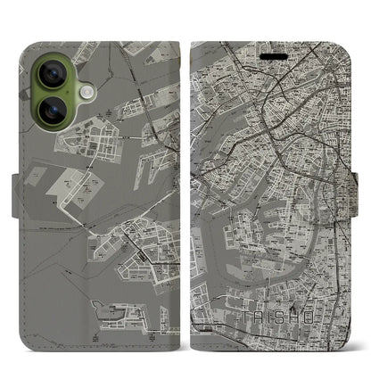 【大正（大阪府）】地図柄iPhoneケース（手帳タイプ）