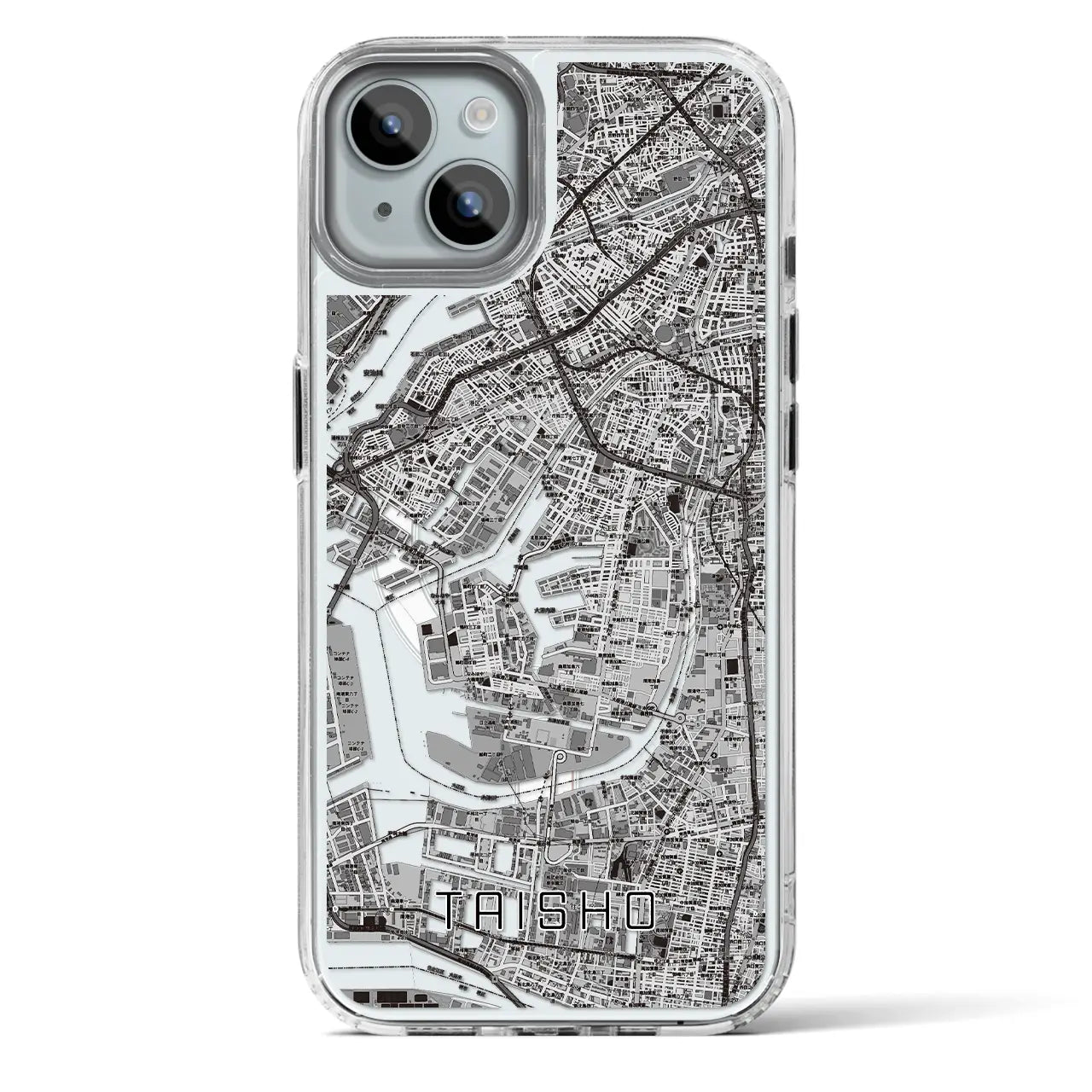 【大正（大阪府）】地図柄iPhoneケース（MagSafeタイプ）