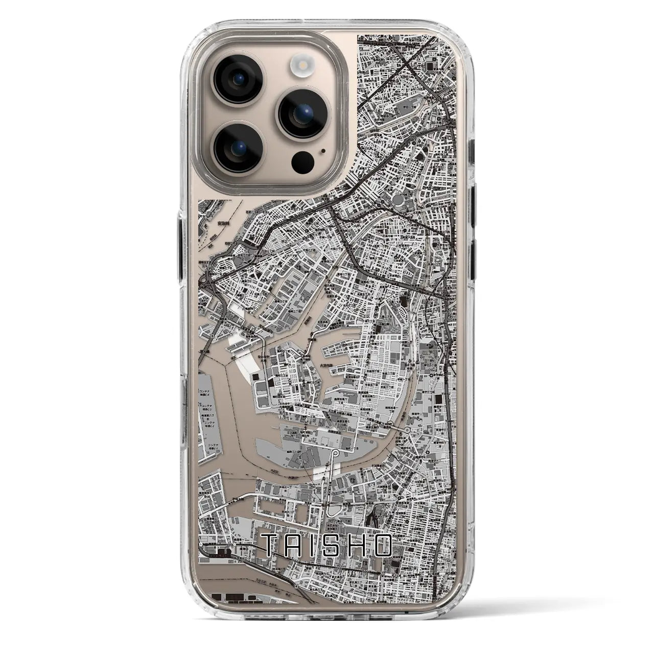 【大正（大阪府）】地図柄iPhoneケース（MagSafeタイプ）