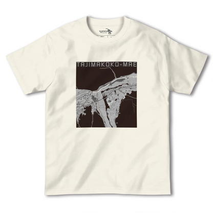 【田島高校前（福島県）】地図柄ヘビーウェイトTシャツ