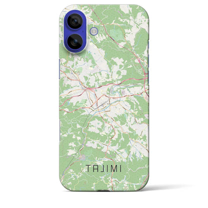 【多治見（岐阜県）】地図柄iPhoneケース（バックカバータイプ）ナチュラル・iPhone 16 Pro Max 用