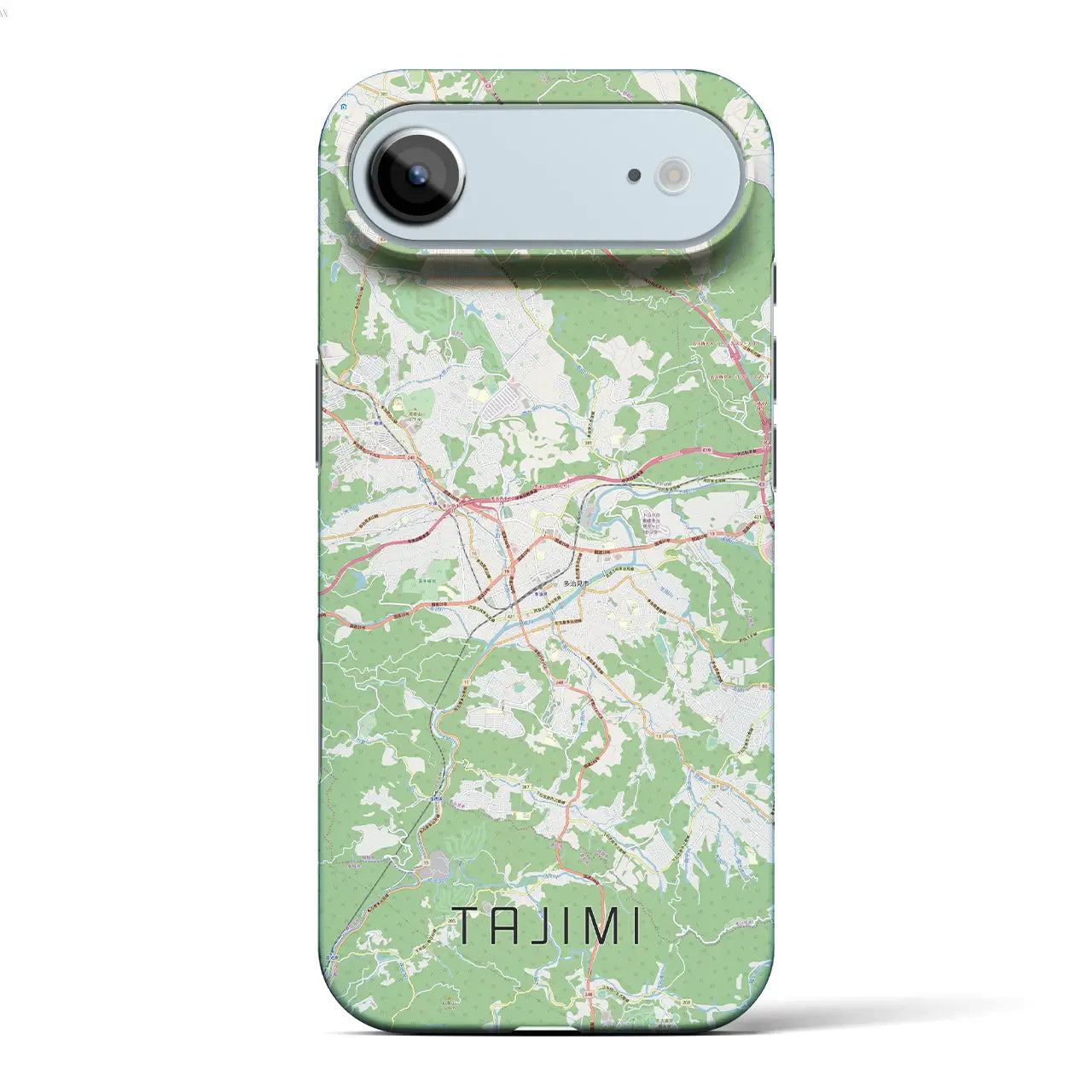 【多治見（岐阜県）】地図柄iPhoneケース（バックカバータイプ）