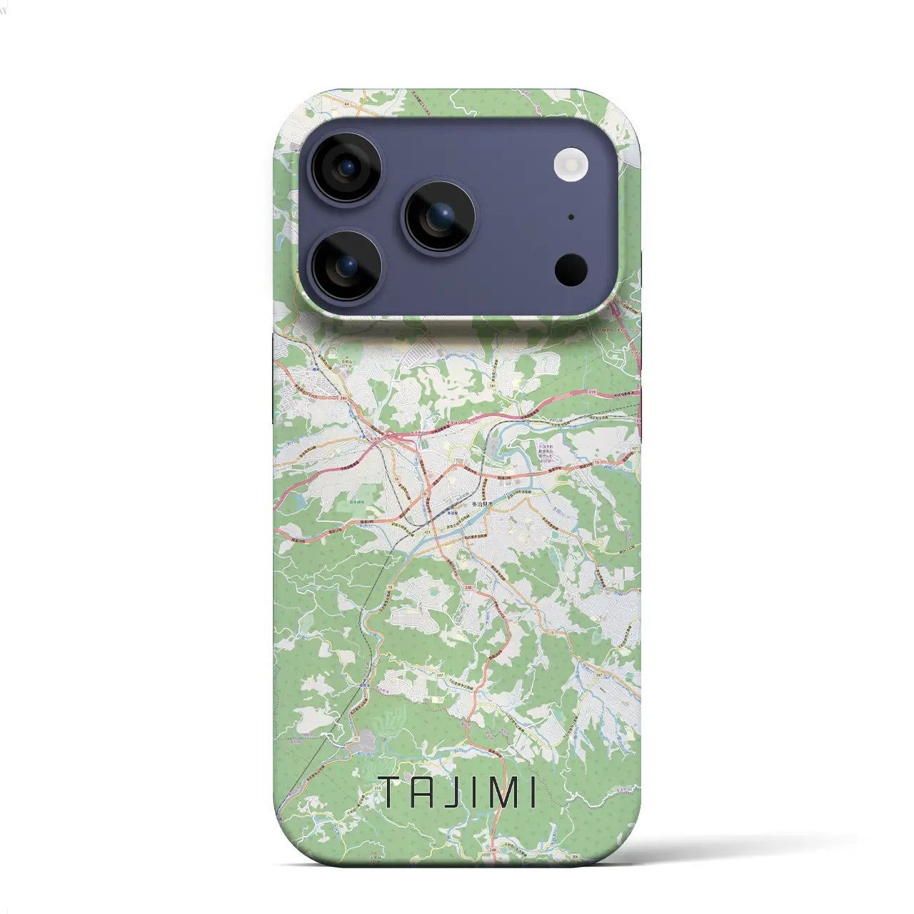 【多治見（岐阜県）】地図柄iPhoneケース（バックカバータイプ）