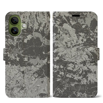 【多治見（岐阜県）】地図柄iPhoneケース（手帳タイプ）