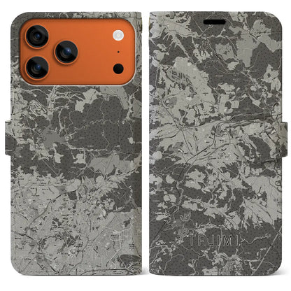 【多治見（岐阜県）】地図柄iPhoneケース（手帳タイプ）