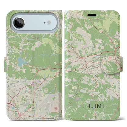 【多治見（岐阜県）】地図柄iPhoneケース（手帳タイプ）