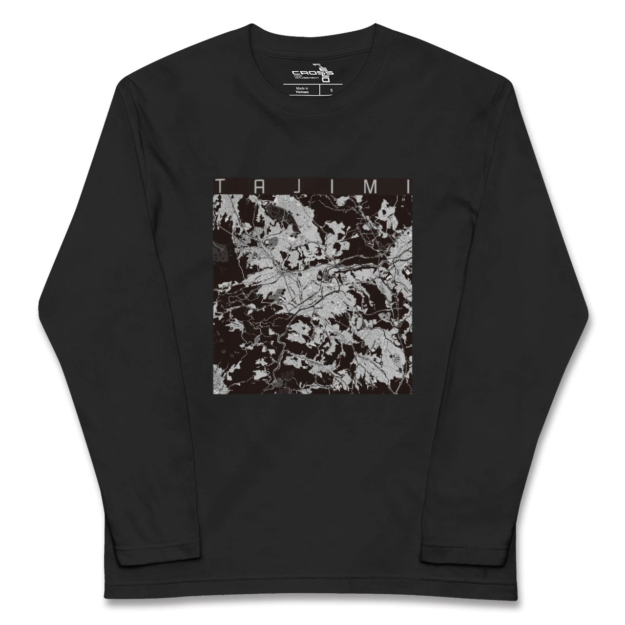 【多治見（岐阜県）】地図柄ロングスリーブTシャツ