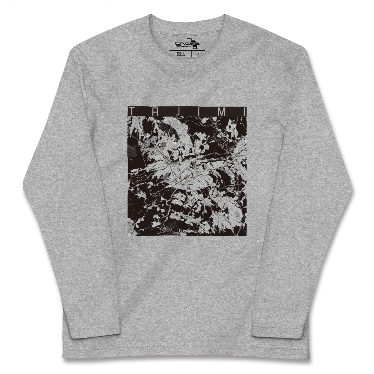 【多治見（岐阜県）】地図柄ロングスリーブTシャツ