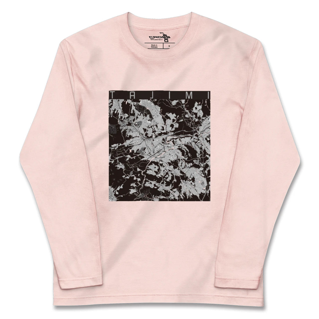 【多治見（岐阜県）】地図柄ロングスリーブTシャツ