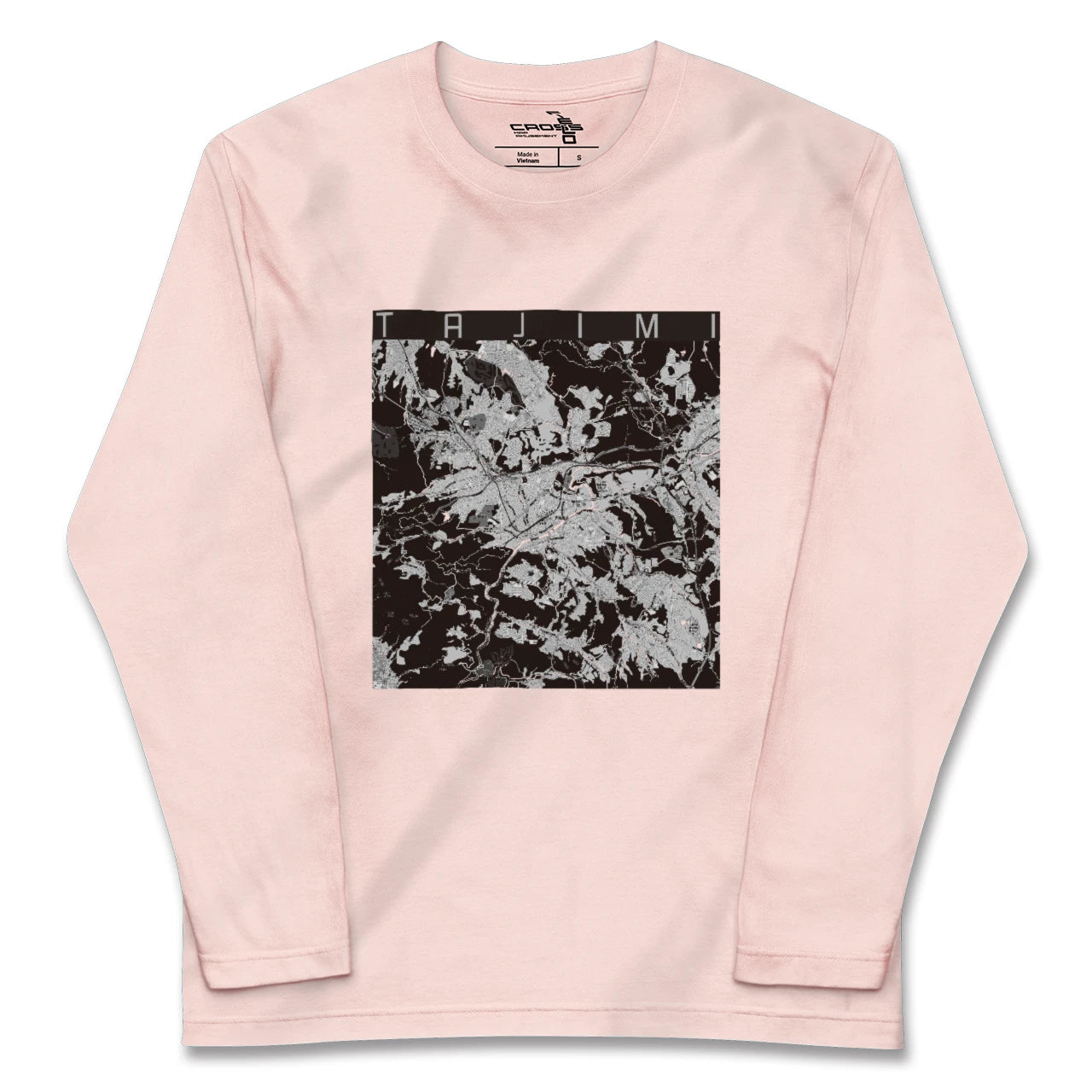 【多治見（岐阜県）】地図柄ロングスリーブTシャツ