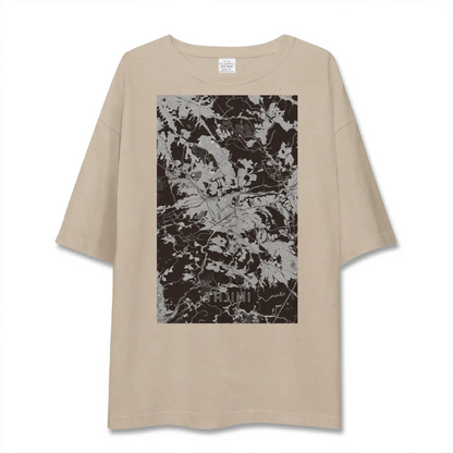 【多治見（岐阜県）】地図柄ビッグシルエットTシャツ