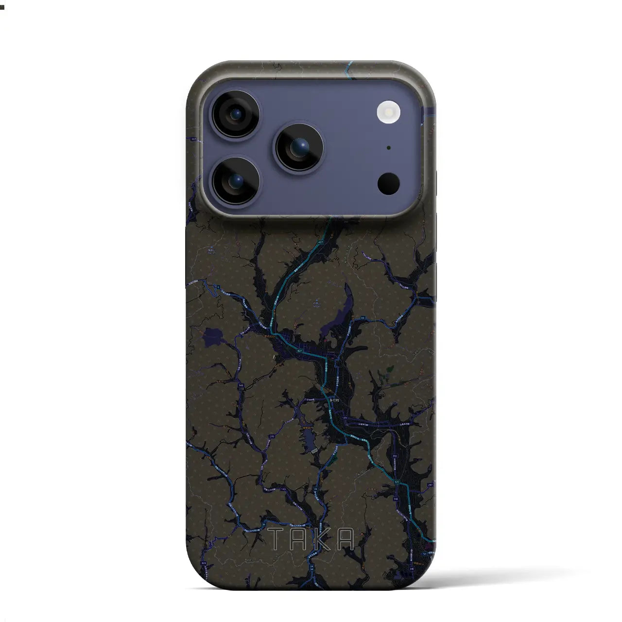 【多可（兵庫県）】地図柄iPhoneケース（バックカバータイプ）