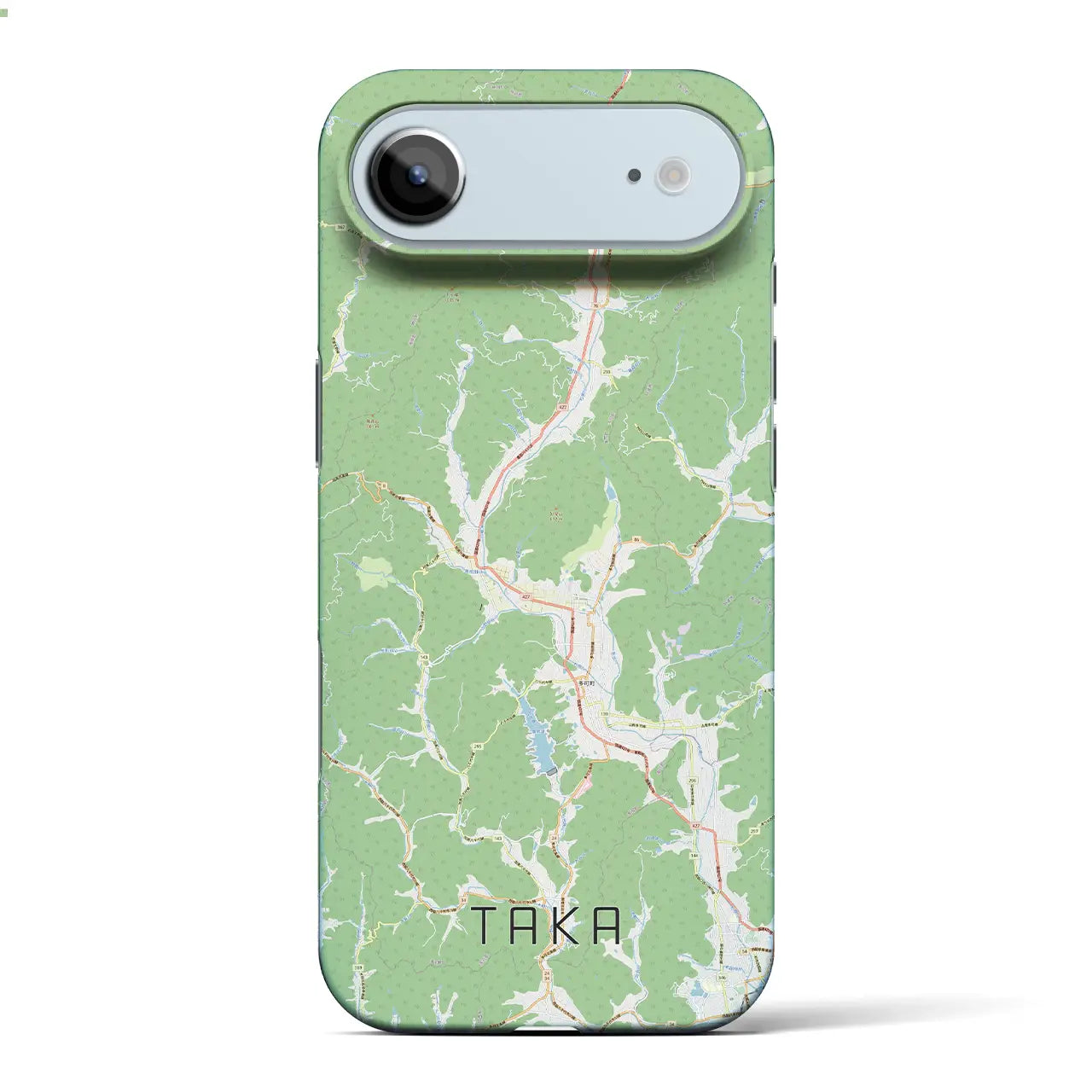 【多可（兵庫県）】地図柄iPhoneケース（バックカバータイプ）