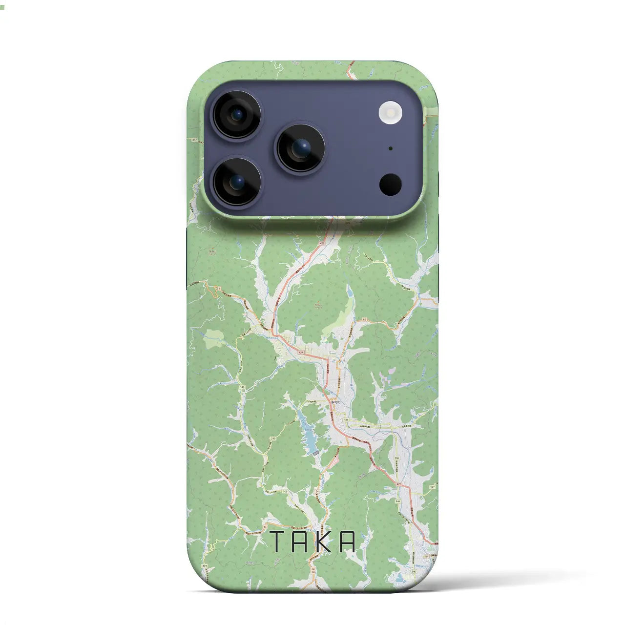 【多可（兵庫県）】地図柄iPhoneケース（バックカバータイプ）