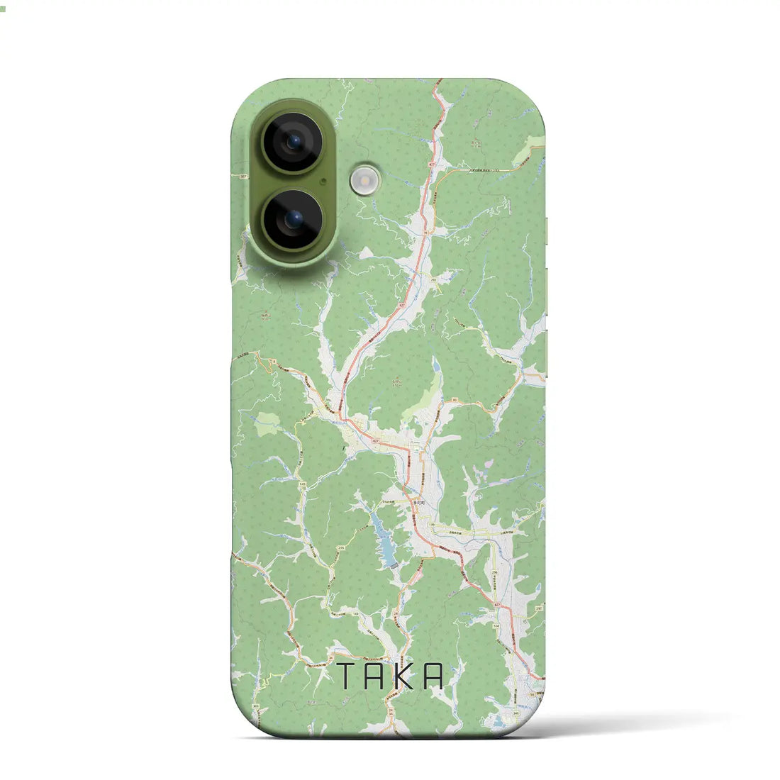 【多可（兵庫県）】地図柄iPhoneケース（バックカバータイプ）ナチュラル・iPhone 17 Pro Max 用