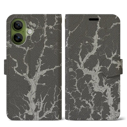 【多可（兵庫県）】地図柄iPhoneケース（手帳タイプ）