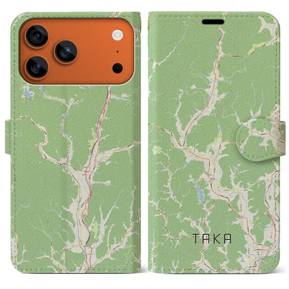 【多可（兵庫県）】地図柄iPhoneケース（手帳タイプ）