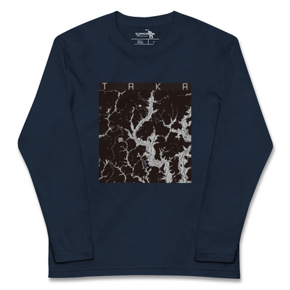 【多可（兵庫県）】地図柄ロングスリーブTシャツ