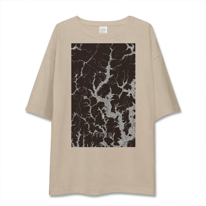 【多可（兵庫県）】地図柄ビッグシルエットTシャツ