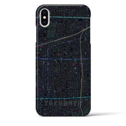 【高畑（愛知県）】地図柄iPhoneケース（バックカバータイプ）