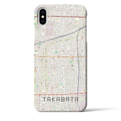 【高畑（愛知県）】地図柄iPhoneケース（バックカバータイプ）