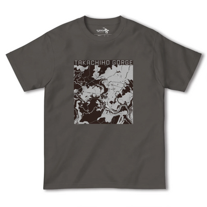 【高千穂峡（宮崎県）】地図柄ヘビーウェイトTシャツ