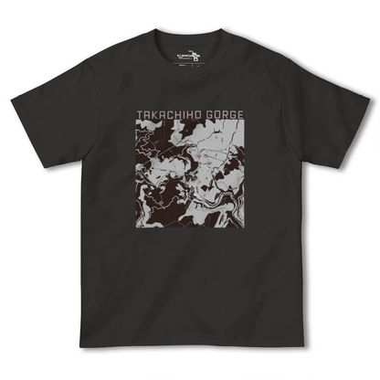 【高千穂峡（宮崎県）】地図柄ヘビーウェイトTシャツ