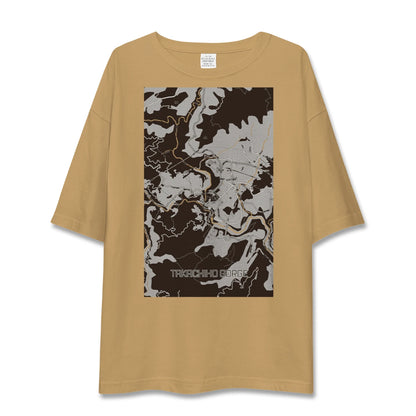 【高千穂峡（宮崎県）】地図柄ビッグシルエットTシャツ