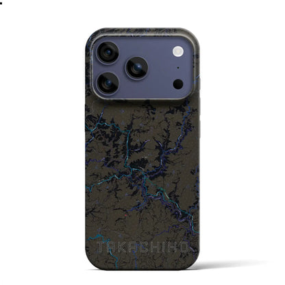 【高千穂（宮崎県）】地図柄iPhoneケース（バックカバータイプ）