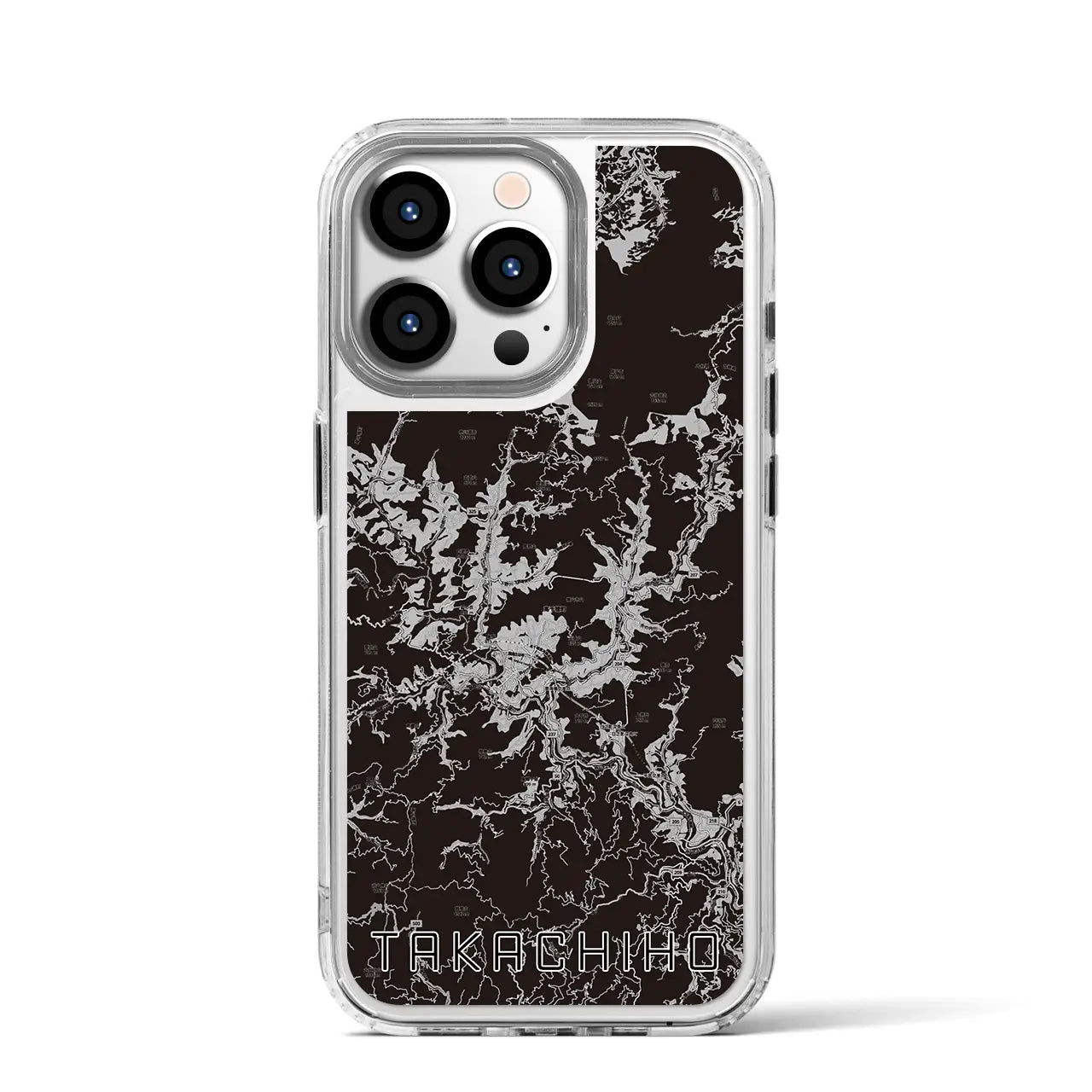 【高千穂（宮崎県）】地図柄iPhoneケース（MagSafeタイプ）